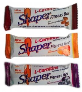 Shaper L-carnitine Fitness Bar, 50 g, Shaper. Bar. 