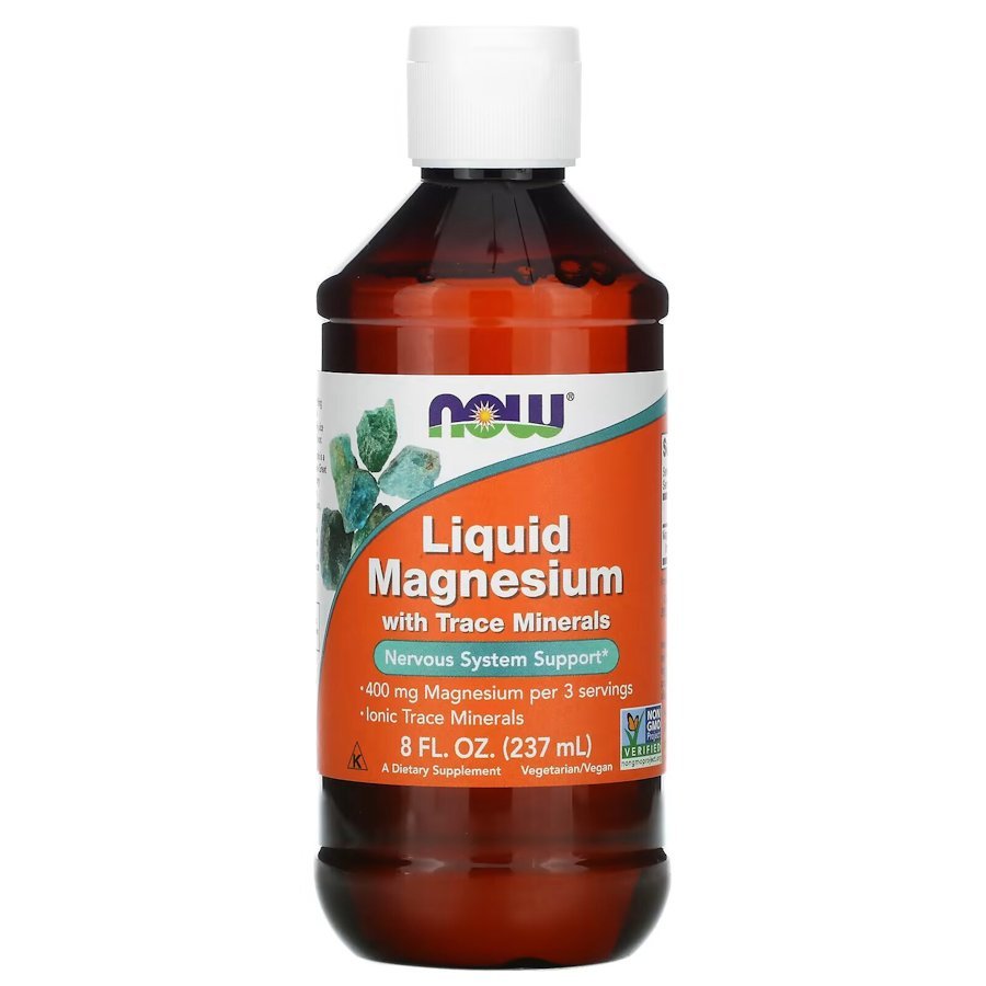 Витамины и минералы NOW Magnesium Liquid, 237 мл,  ml, Now. Vitamins and minerals. General Health Immunity enhancement 