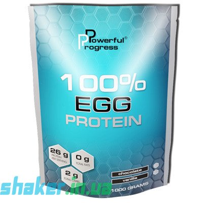 Powerful Progress Яичный протеин Powerful Progress 100% EGG Protein (1 кг) поверфул прогресс ваниль, , 