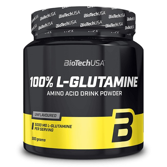 Аминокислота BioTech 100% L-Glutamine, 500 грамм,  ml, BioTech. Amino Acids. 