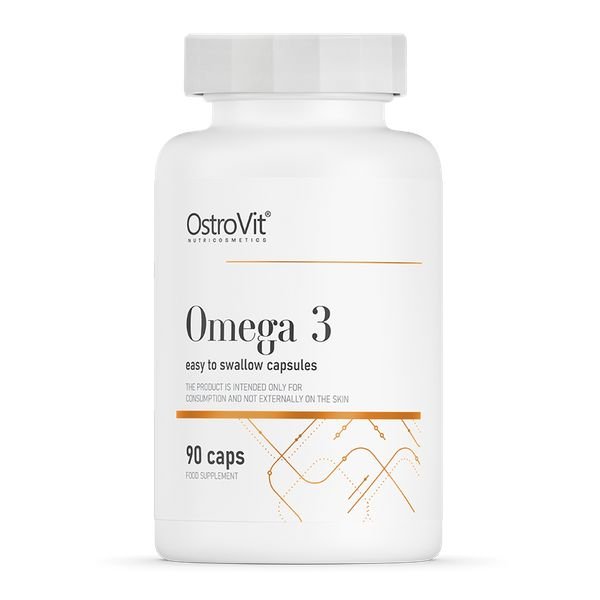 Жирные кислоты OstroVit Omega 3 Easy to Swallow, 90 капсул,  ml, OstroVit. Grasas. General Health 