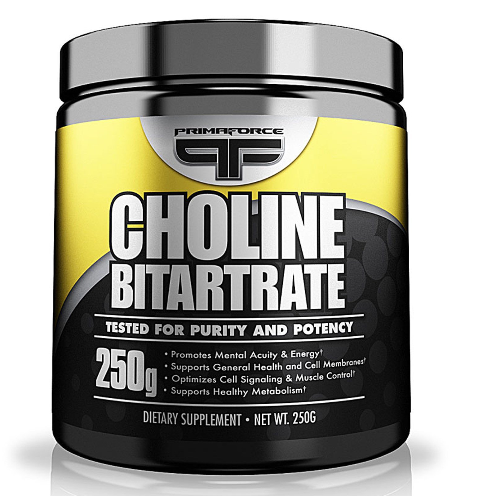 Choline Bitartrate, 250 г, PrimaForce. Ноотроп. 