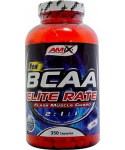 BCAA Elite Rate, 350 шт, AMIX. BCAA. Снижение веса Восстановление Антикатаболические свойства Сухая мышечная масса 