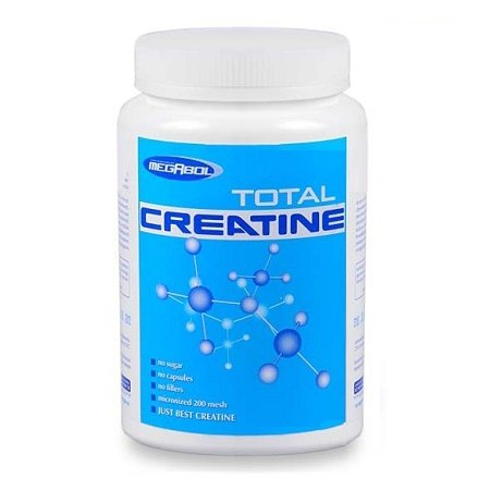 Total Creatine, 500 g, Megabol. Creatine monohydrate. Mass Gain Energy & Endurance Strength enhancement 