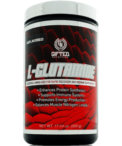 L-Glutamine, 500 g, Gifted Nutrition. Glutamine. Mass Gain recovery Anti-catabolic properties 