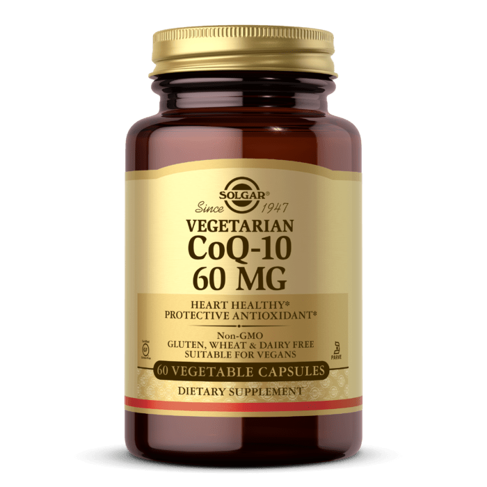 Solgar Коэнзим Q10 Solgar Vegetarian CoQ-10 60 mg (60 капс) солгар, , 