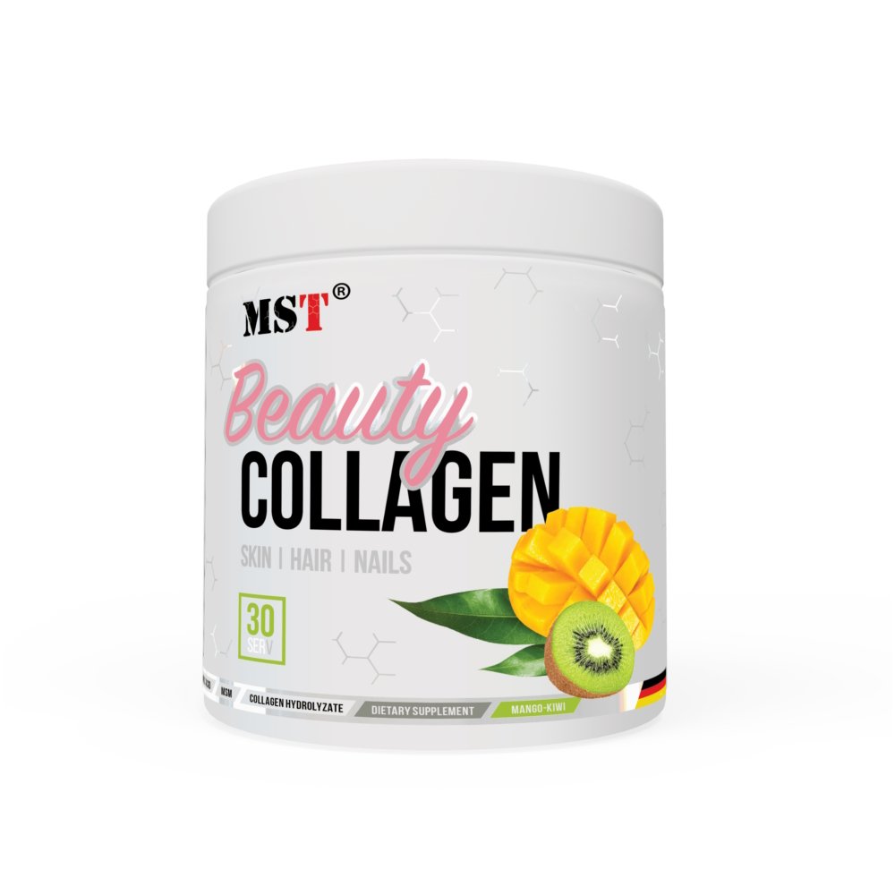Для суставов и связок MST Collagen Beauty, 225 грамм Манго-киви,  ml, MST Nutrition. For joints and ligaments. General Health Ligament and Joint strengthening 