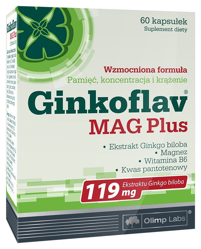 Olimp Labs Ginkoflav Mag Plus, , 60 шт