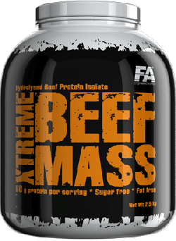 Xtreme Beef Mass, 2500 g, Fitness Authority. Gainer. Mass Gain Energy & Endurance recovery 