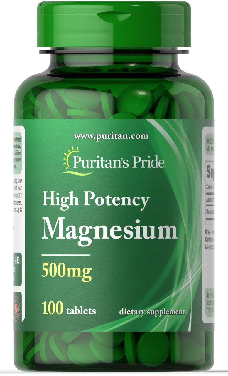 Puritan's Pride Magnesium 250 мг 100 капсул,  мл, Puritan's Pride. Витамины и минералы. Поддержание здоровья Укрепление иммунитета 