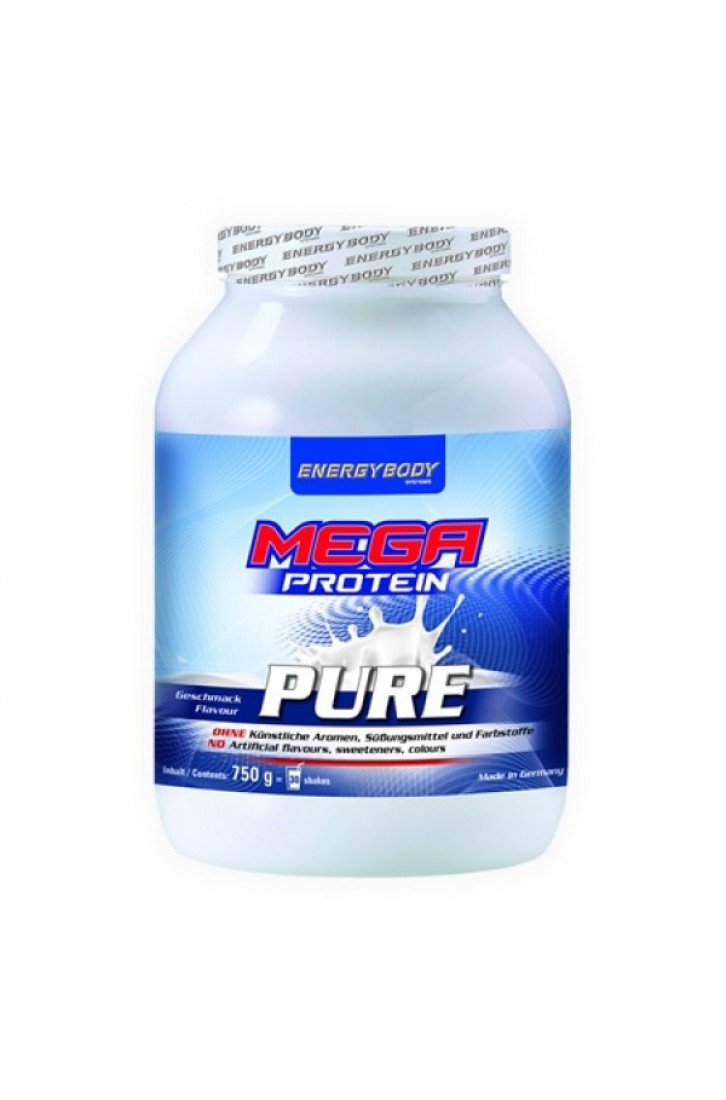 Mega Protein Pure, 750 г, Energybody. Сывороточный концентрат. Набор массы Восстановление Антикатаболические свойства 