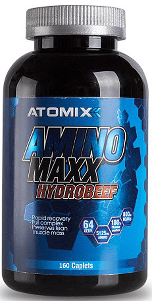 Amino Maxx Hydrobeef, 160 шт, Atomixx. Аминокислотные комплексы. 