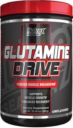 Glutamine Drive, 300 g, Nutrex Research. Glutamine. Mass Gain recovery Anti-catabolic properties 
