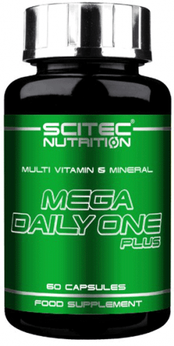 Mega Daily One Plus, 60 pcs, Scitec Nutrition. Vitamin Mineral Complex. General Health Immunity enhancement 