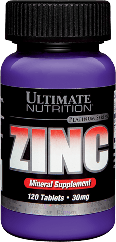 Zinc, 120 шт, Ultimate Nutrition. Цинк Zn, Цинк. Поддержание здоровья 
