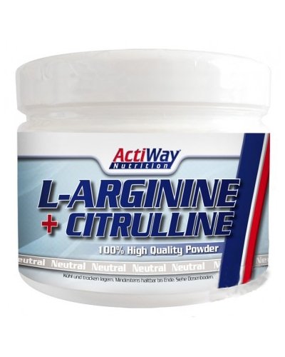 L-Arginine + Citrulline, 300 г, ActiWay Nutrition. Аминокислотные комплексы. 