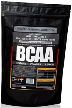 BCAA, 500 г, IRS Professional Nutrition. BCAA. Снижение веса Восстановление Антикатаболические свойства Сухая мышечная масса 