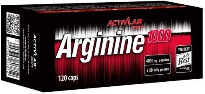 Arginine 1000 Activlab 120 caps,  мл, ActivLab. Аминокислоты. 