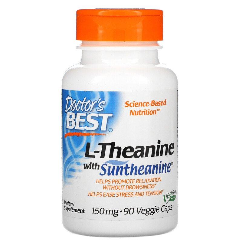 Doctor's BEST Л-теанин Doctor's BEST L-Theanine 150 mg 90 капсул, , 