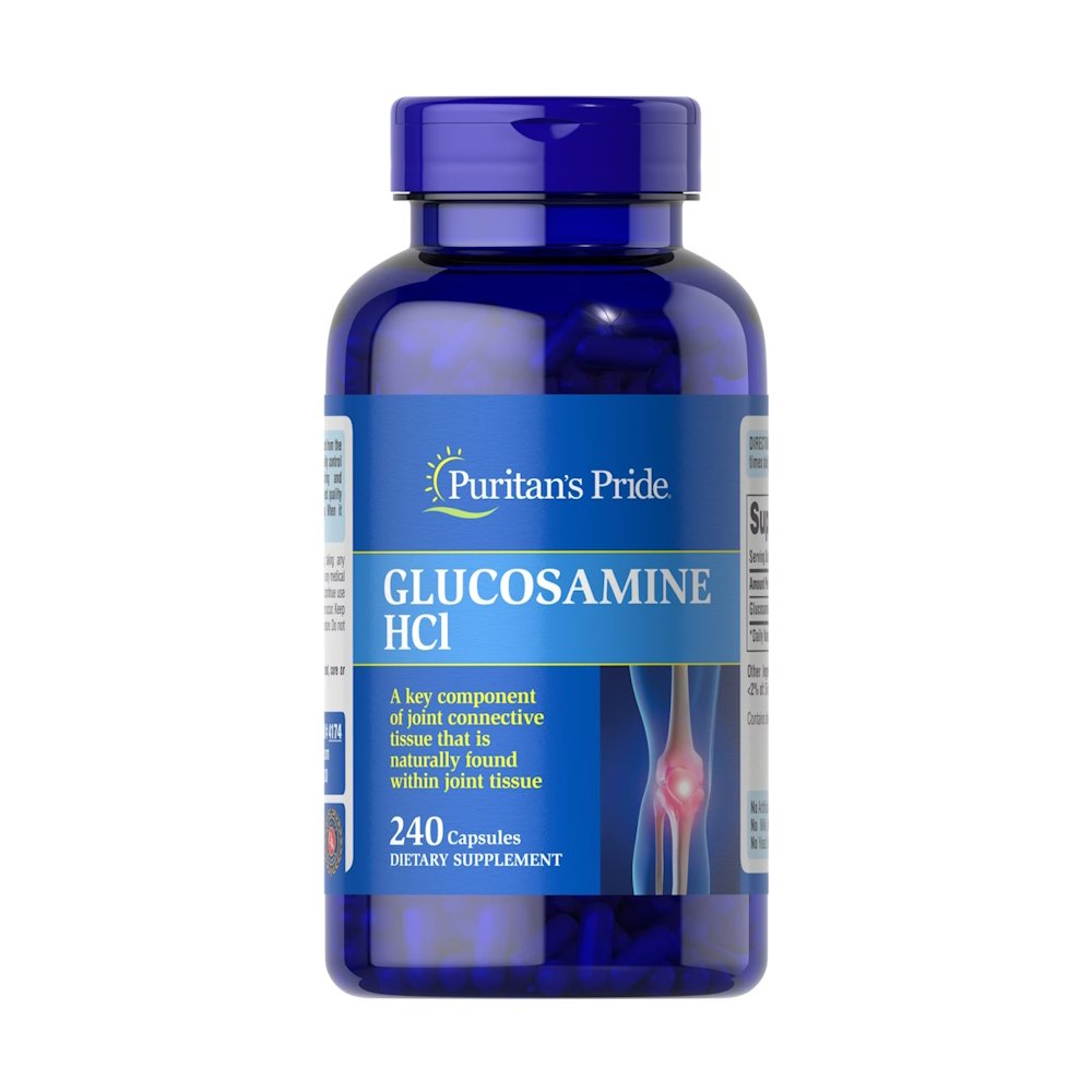 Препарат для суставов и связок Puritan's Pride Glucosamine HCL 680 mg, 240 капсул,  мл, Puritan's Pride. Хондропротекторы. Поддержание здоровья Укрепление суставов и связок 