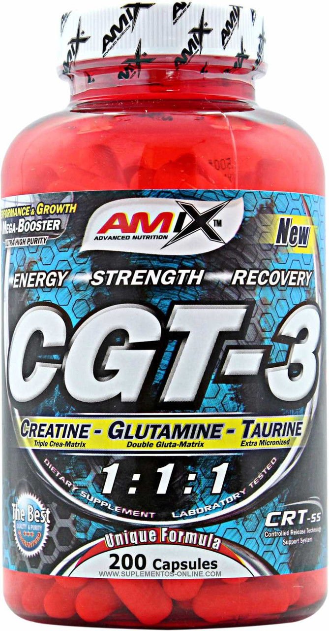CGT-3, 200 pcs, AMIX. Different forms of creatine. 