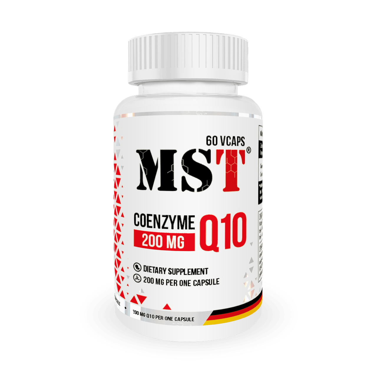 MST Nutrition Коэнзим Q10 MST Coenzyme Q10 200 mg 60 капсул, , 