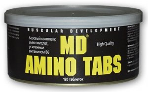 Amino Tabs, 120 piezas, MD. Complejo de aminoácidos. 