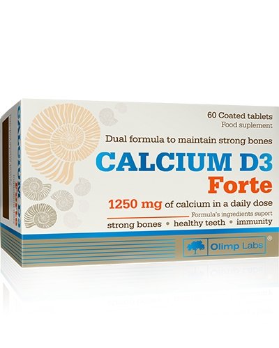 Calcium D3 Forte, 60 ml, Olimp Labs. Vitamin Mineral Complex. General Health Immunity enhancement 