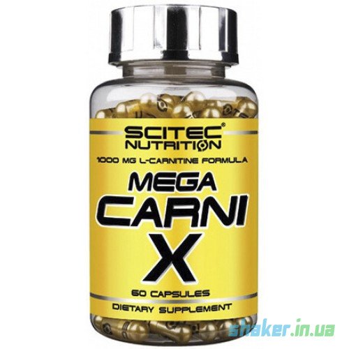 Л-карнитин Scitec Nutrition Carni X (60 капс) скайтек,  мл, Scitec Nutrition. L-карнитин. Снижение веса Поддержание здоровья Детоксикация Стрессоустойчивость Снижение холестерина Антиоксидантные свойства 
