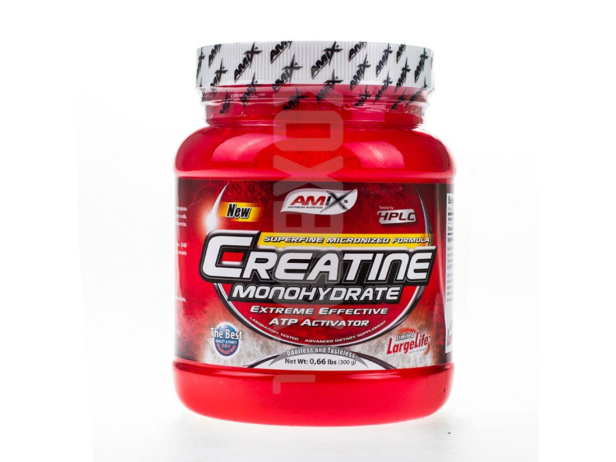 Creatine Monohydrate, 300 g, AMIX. Creatine monohydrate. Mass Gain Energy & Endurance Strength enhancement 