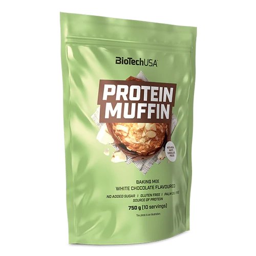 Заменитель питания BioTech Protein Muffin, 750 грамм Белый шоколад,  ml, BioTech. Meal replacement. 