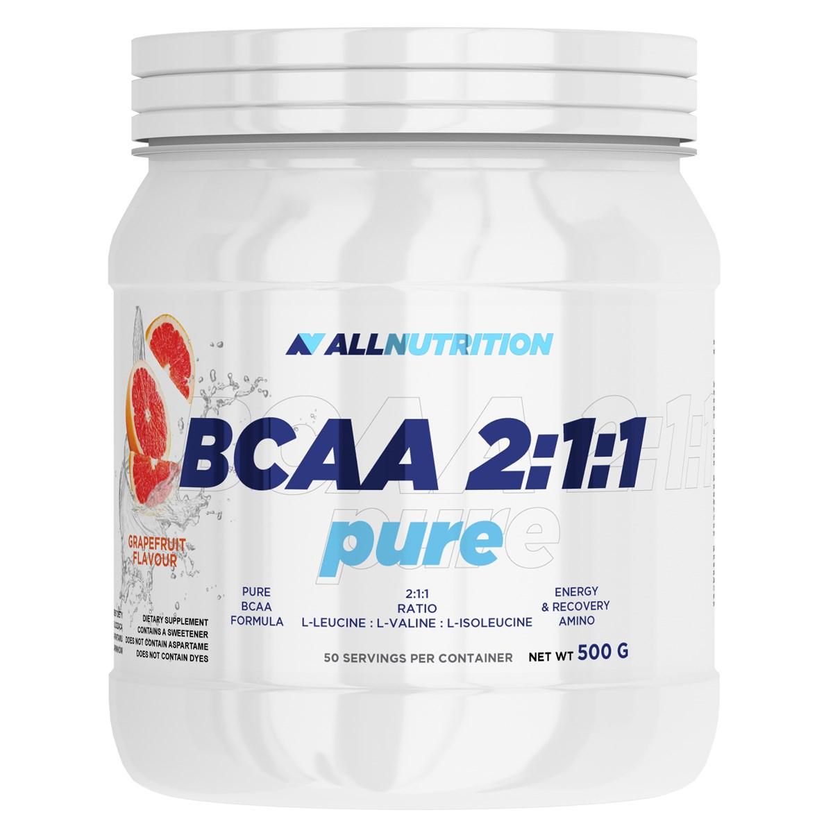 AllNutrition БЦАА AllNutrition BCAA Pure 2-1-1 (500г) алл нутришн Lemon, , 0.5 