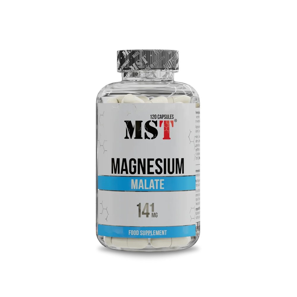 MST Nutrition Витамины и минералы MST Magnesium Malate, 120 капсул, , 