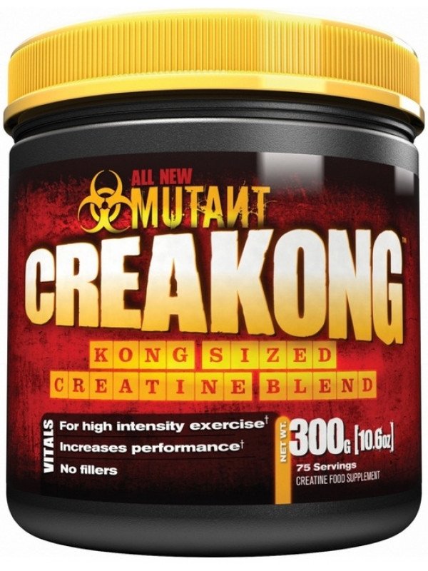 PVL Mutant Creakong 300 g,  мл, Mutant. Креатин. Набор массы Энергия и выносливость Увеличение силы 