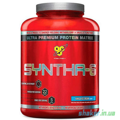 Комплексный протеин BSN Syntha-6 (2.3 кг)  синта 6 бсн банан,  мл, BSN. Комплексный протеин. 
