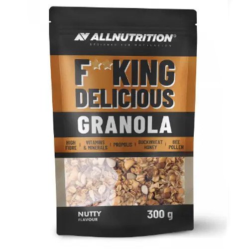 Заменитель питания AllNutrition FitKing Delicious Granola, 300 грамм, орехи,  ml, AllNutrition. Meal replacement. 