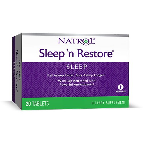 Восстановитель Natrol Sleepn Restore, 20 таблеток,  мл, Natrol. Послетренировочный комплекс. Восстановление 