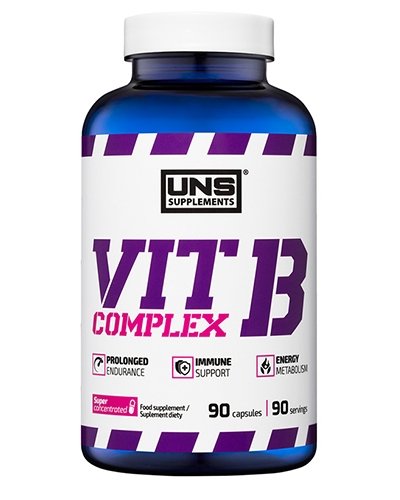Vit B Complex, 90 шт, UNS. Витамин B. Поддержание здоровья 