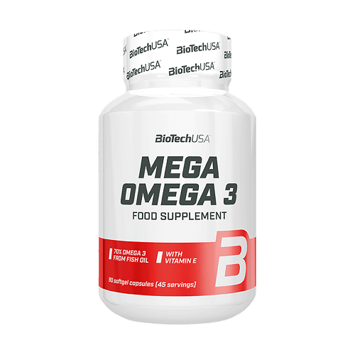 BioTech Mega Omega 3 90 капс Без вкуса,  мл, BioTech. Жирные кислоты (Omega). Поддержание здоровья 