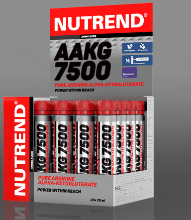 AAKG 7500, 20 piezas, Nutrend. Arginina. recuperación Immunity enhancement Muscle pumping Antioxidant properties Lowering cholesterol Nitric oxide donor 