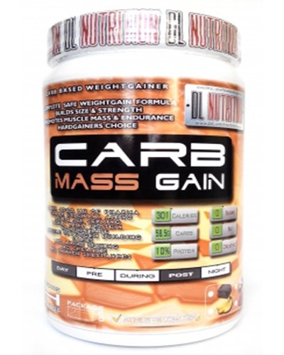 Сarb Mass Gain, 908 g, DL Nutrition. Gainer. Mass Gain Energy & Endurance recovery 