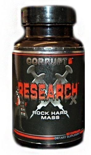 Research X, 60 pcs, Corrupt Pharmaceuticals. Special supplements. 