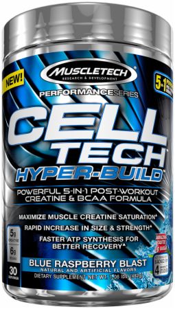Cell Tech, 482 г, MuscleTech. Разные формы креатина. 