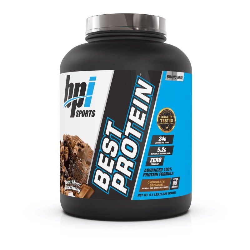 Протеин BPI Sports BEST PROTEIN, 2.3 кг Клубника,  ml, Boss Sport Nutrition. Protein. Mass Gain recovery Anti-catabolic properties 