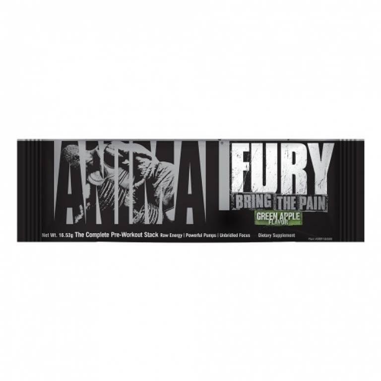 Universal Nutrition Предтреник Universal Animal FURY (16 г) юниверсал энимал фури green apple, , 0.016 