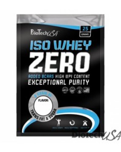 Iso Whey Zero, 25 g, BioTech. Suero aislado. Lean muscle mass Weight Loss recuperación Anti-catabolic properties 