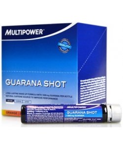 Guarana Shot, 20 шт, Multipower. Гуарана. Снижение веса Энергия и выносливость Уменьшение аппетита Увеличение силы 