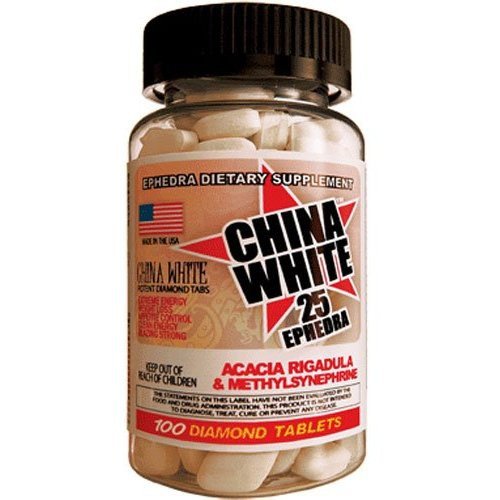China White, 100 pcs, Cloma Pharma. Thermogenic. Weight Loss Fat burning 
