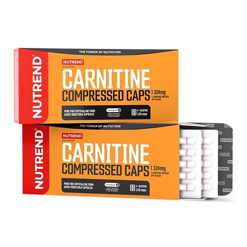 Жиросжигатель Nutrend Carnitine Compressed Caps 120 Caps,  ml, Nutrend. Fat Burner. Weight Loss Fat burning 