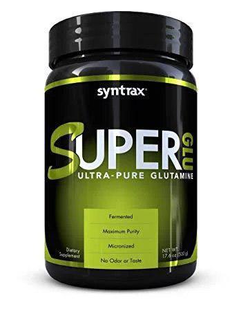 Глютамін Syntrax Super Glu 500 g,  ml, Syntrax. Glutamina. Mass Gain recuperación Anti-catabolic properties 